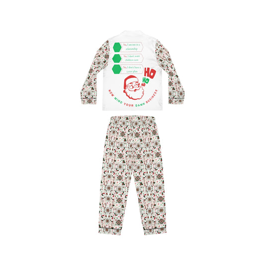 Boundaries setter Women's Christmas Satin Pajamas